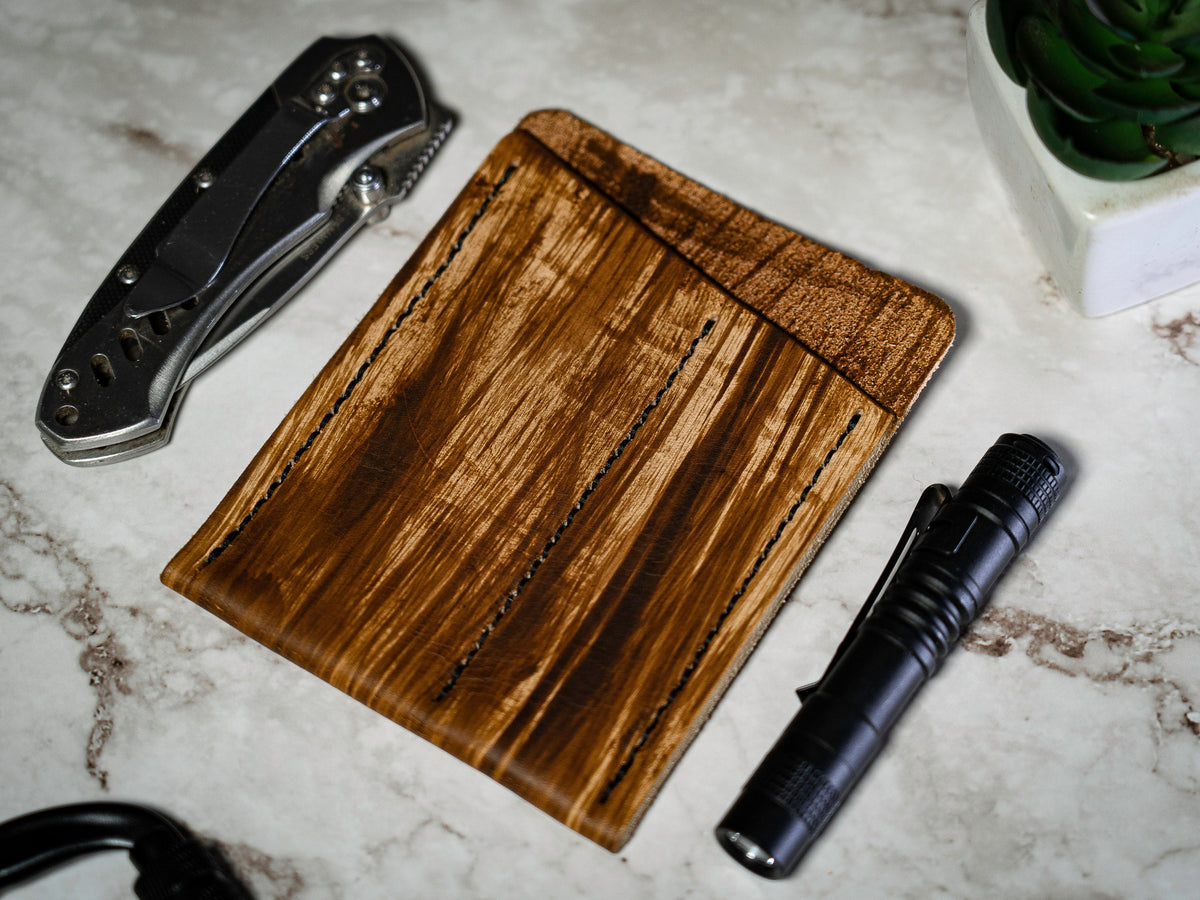 Handmade Full Grain Leather EDC Pocket Organizer – Multi-tool Pouch