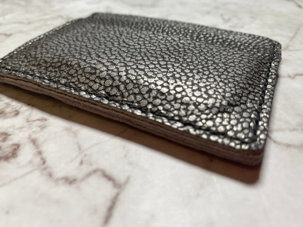 Handmade Card Wallet, Stingray Pattern