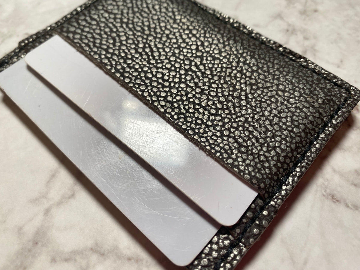 Handmade Card Wallet, Stingray Pattern