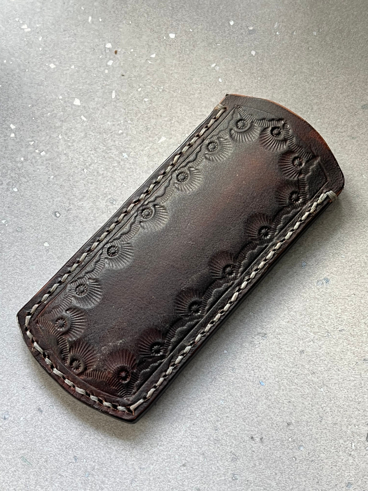 Hand Tooled Leather pouch | EDC Carry