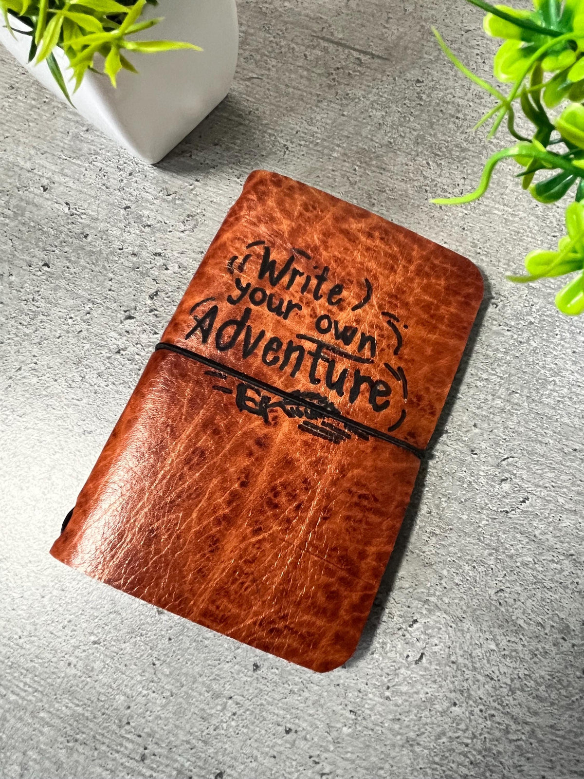 Handmade Crazy Horse Leather Travel Journal – Refillable A5 Notebook