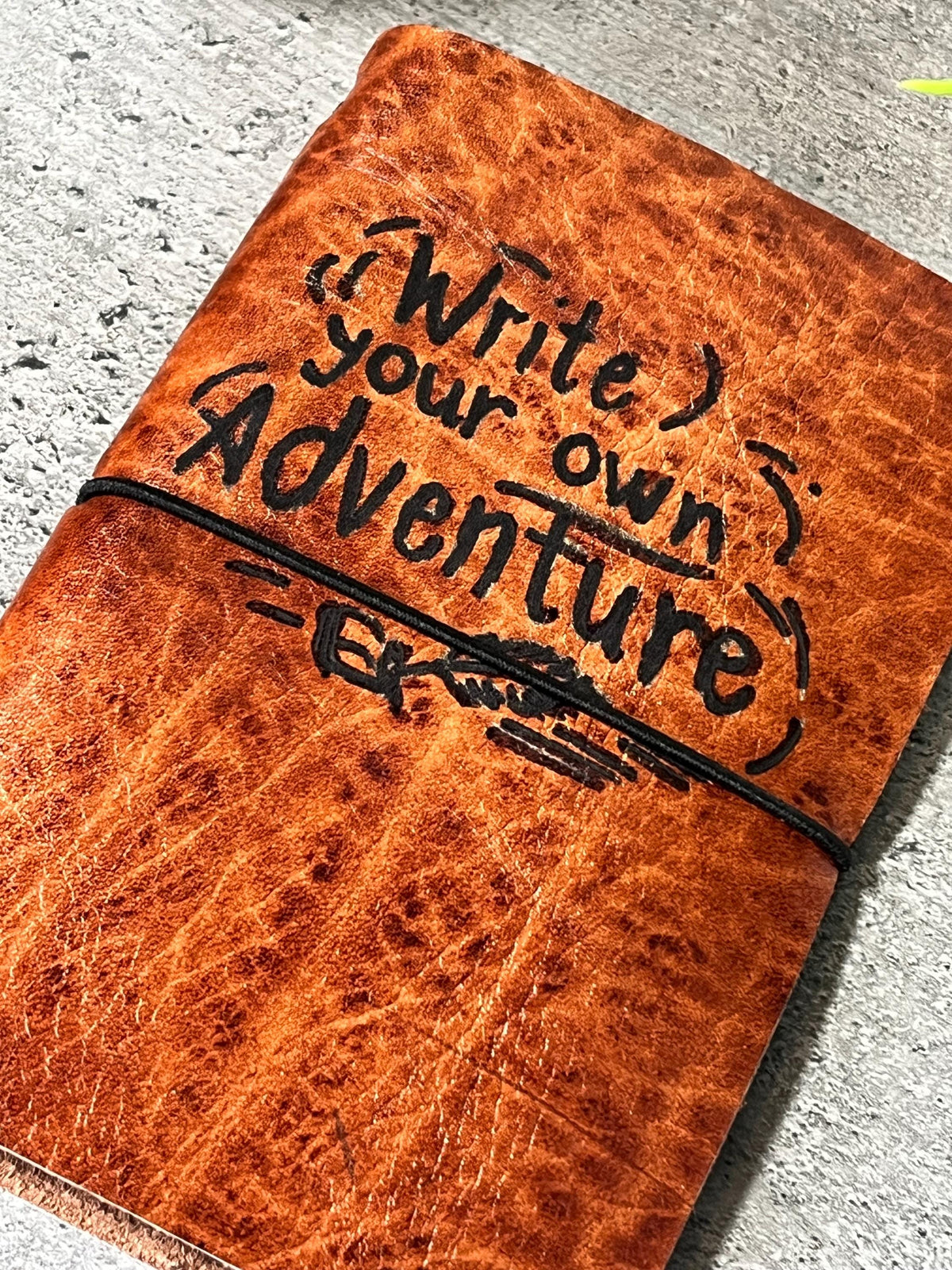 Handmade Crazy Horse Leather Travel Journal – Refillable A5 Notebook
