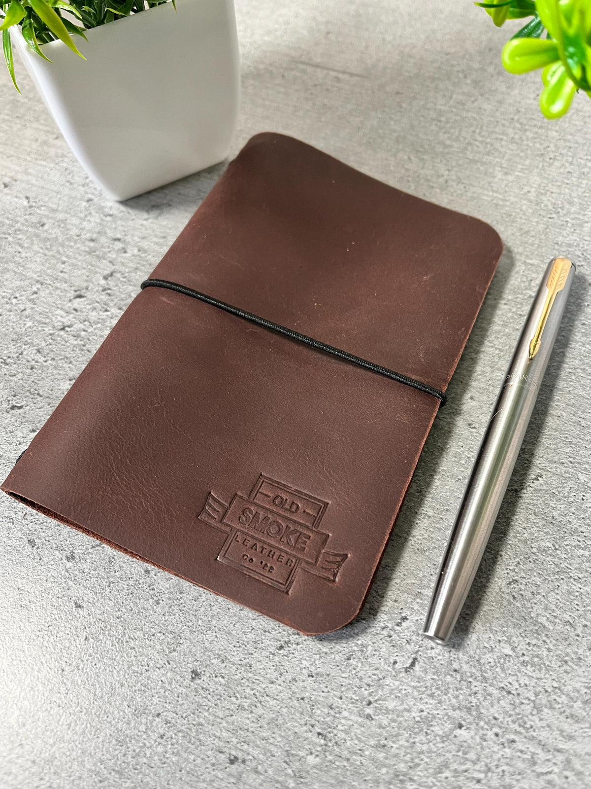 Handmade Leather Notebook – Rustic Journal, Refillable Travel Diary, Vintage Leather Sketchbook