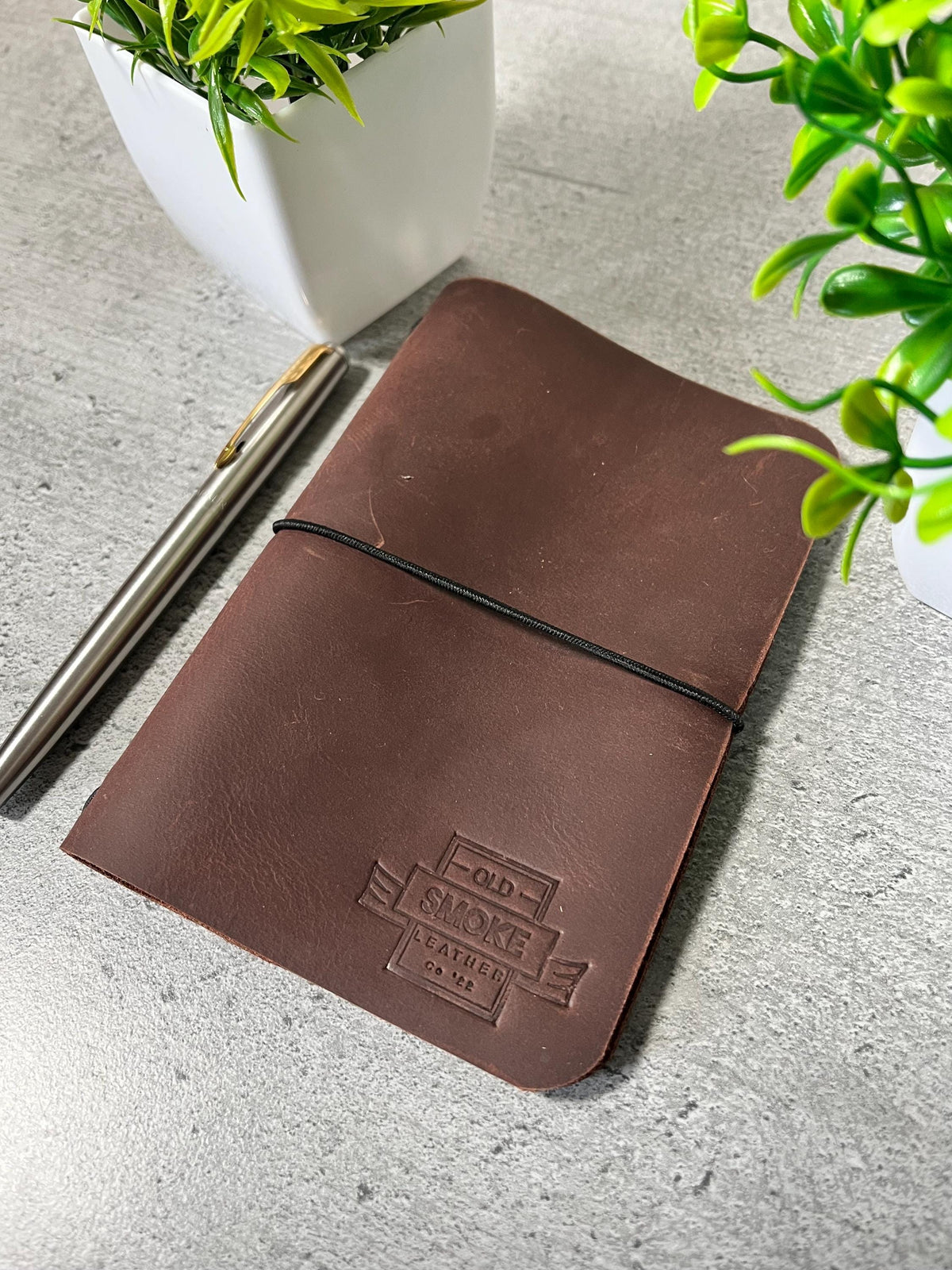 Handmade Leather Notebook – Rustic Journal, Refillable Travel Diary, Vintage Leather Sketchbook