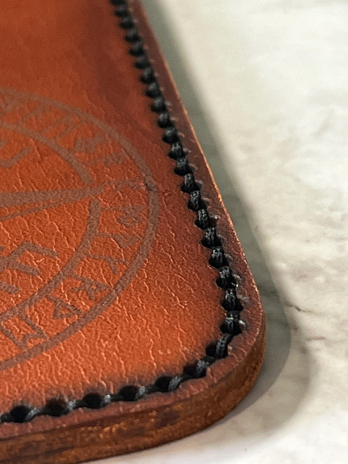 XL Handmade Leather Pocket Slip, Leather EDC Multitool Pouch.
