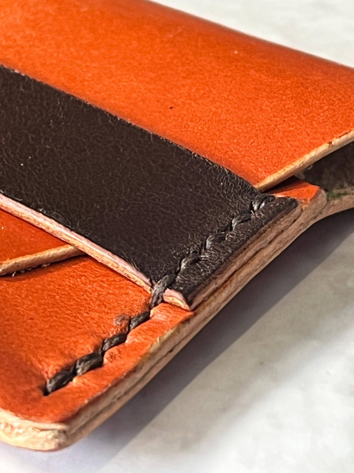 Handmade Leather Card Holder Wallet | Slim Minimalist Wallet | Full Grain Leather Card Case | Front Pocket Wallet | Gift for Men.