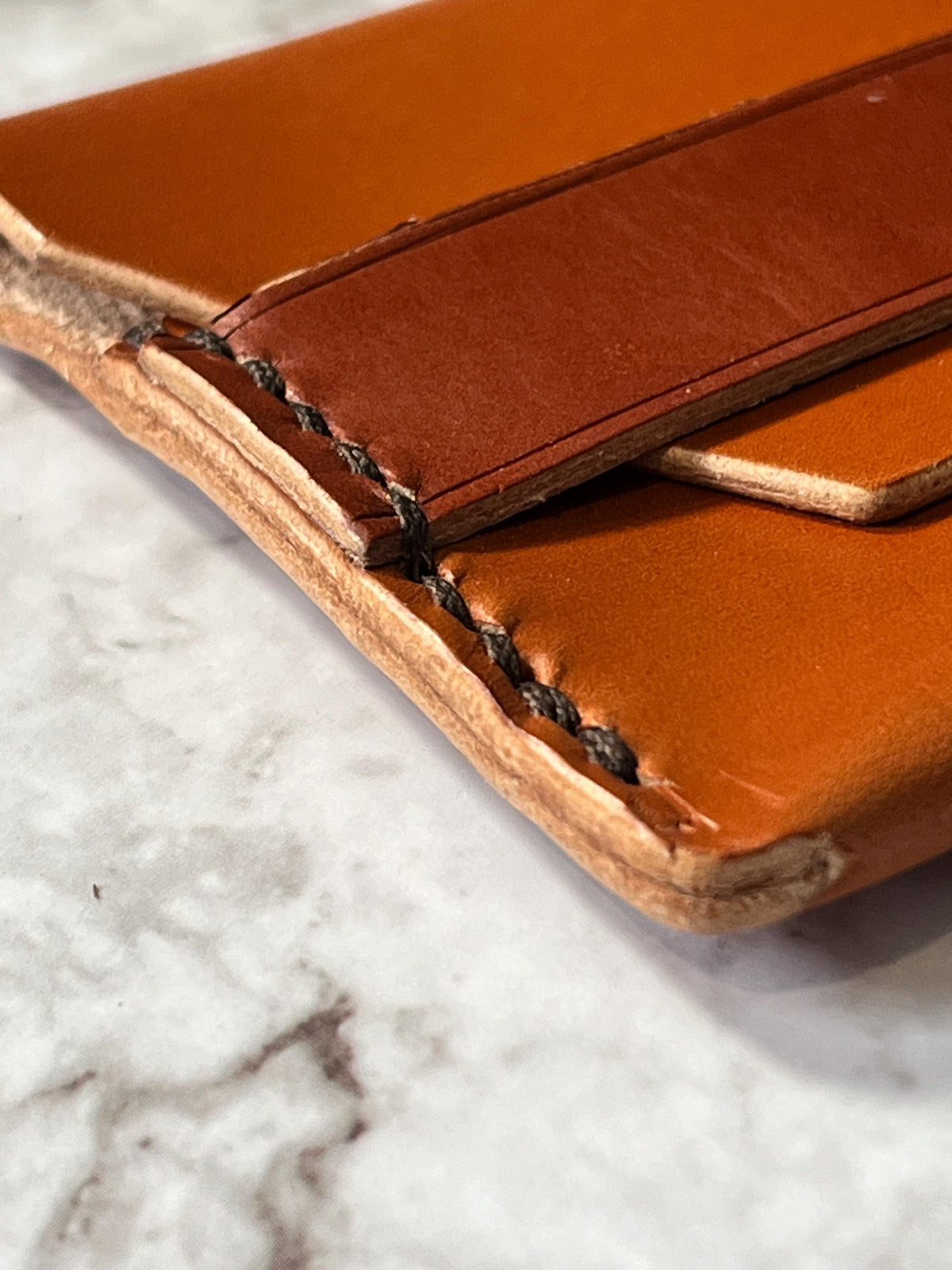 Handmade Leather Card Holder Wallet | Slim Minimalist Wallet | Full Grain Leather Card Case | Front Pocket Wallet | Gift for Men.