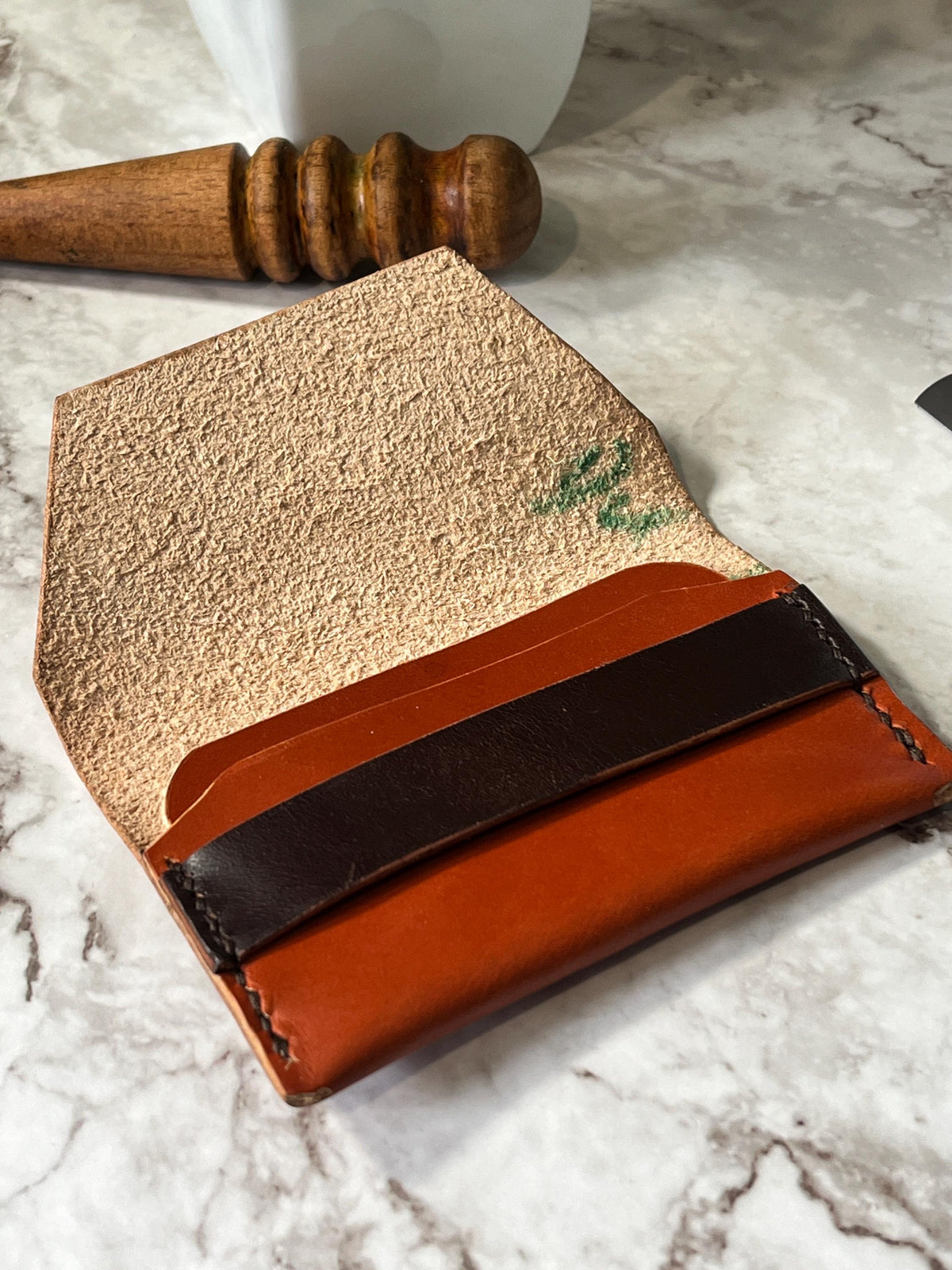 Handmade Leather Card Holder Wallet | Slim Minimalist Wallet | Full Grain Leather Card Case | Front Pocket Wallet | Gift for Men.