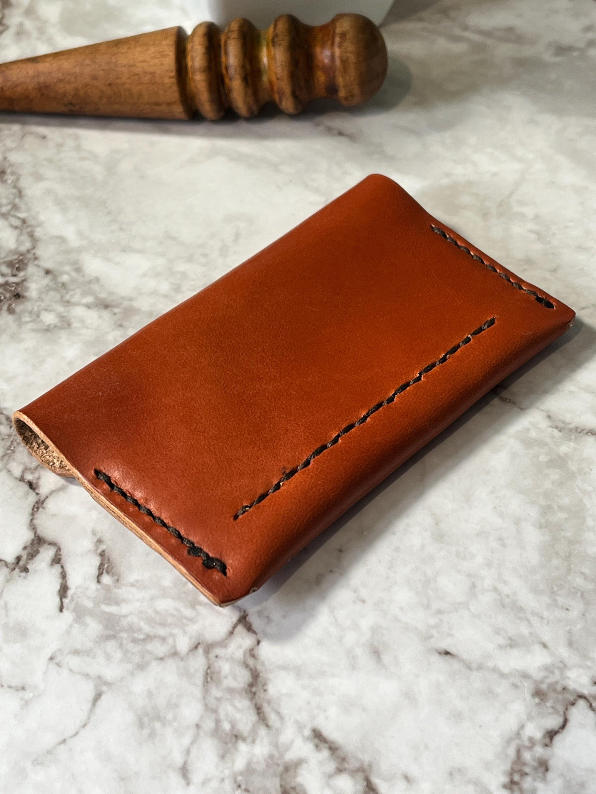 Handmade Leather Card Holder Wallet | Slim Minimalist Wallet | Full Grain Leather Card Case | Front Pocket Wallet | Gift for Men.