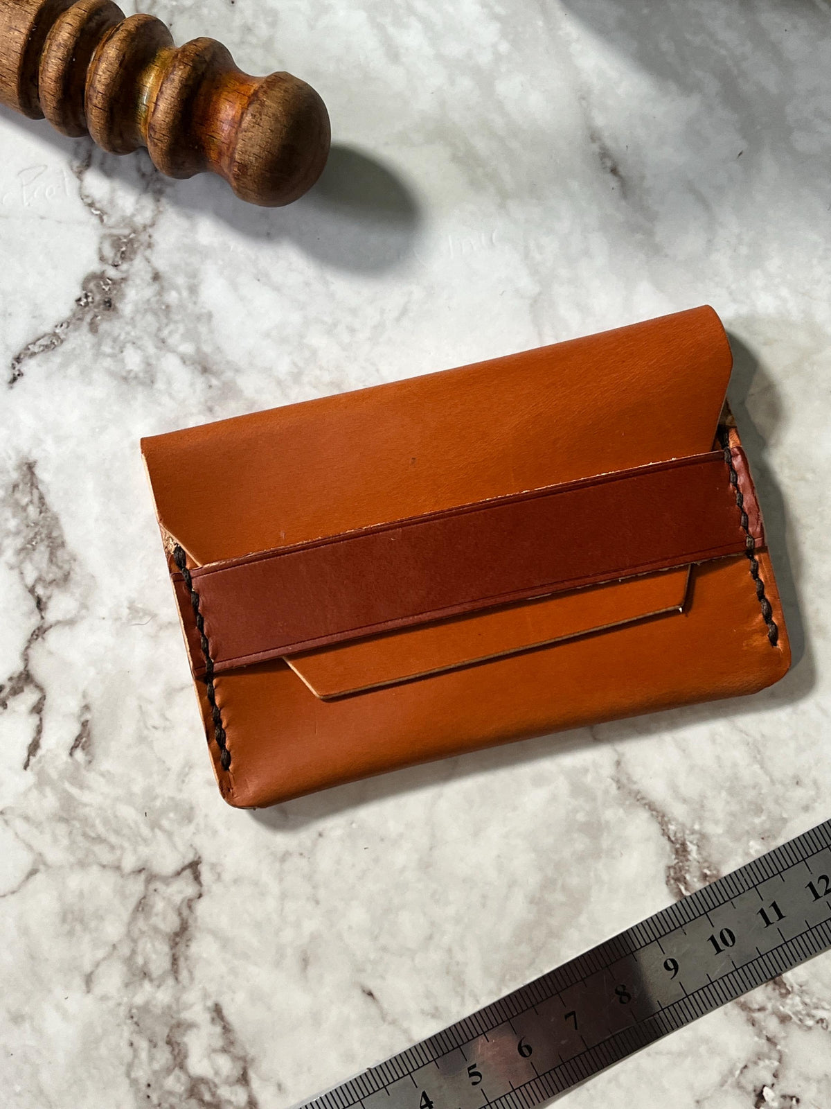 Handmade Leather Card Holder Wallet | Slim Minimalist Wallet | Full Grain Leather Card Case | Front Pocket Wallet | Gift for Men.