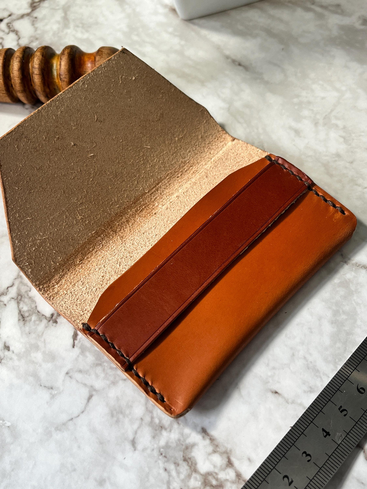 Handmade Leather Card Holder Wallet | Slim Minimalist Wallet | Full Grain Leather Card Case | Front Pocket Wallet | Gift for Men.