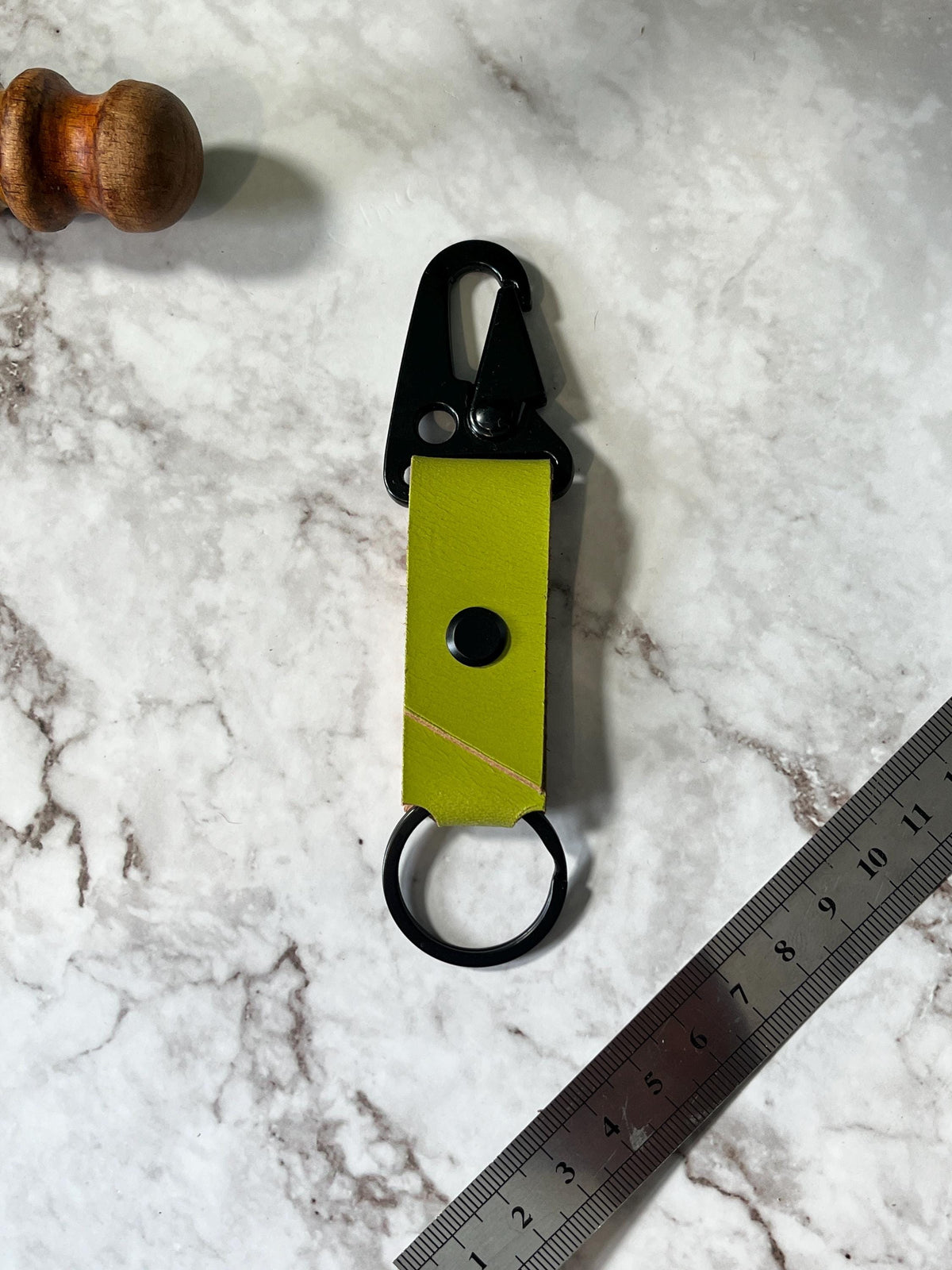 Leather Key tag | Handmade | Minimalist Key Fob |EDC Keychain | Keychain Clip | Leather Keyring| Groomsman gift
